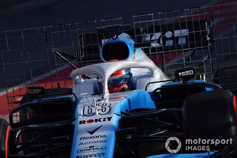 George Russell, Williams FW42 with aero sensors