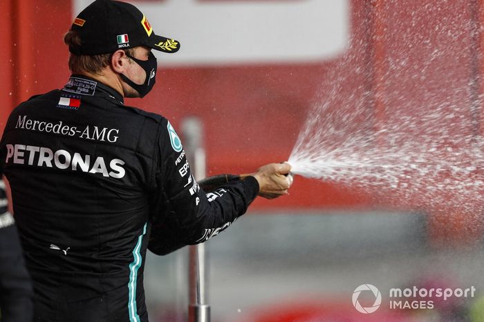 Podio: segundo lugar Valtteri Bottas, Mercedes-AMG F1