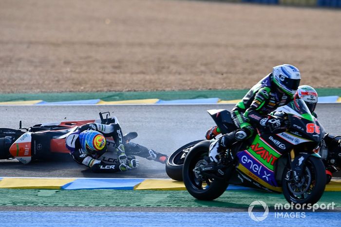 Caída de Xavier Simeon, LCR E-Team