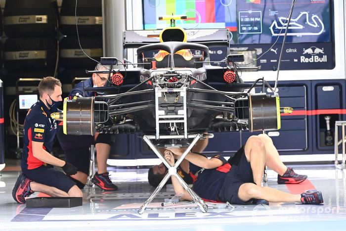 Detalle técnico del Red Bull 