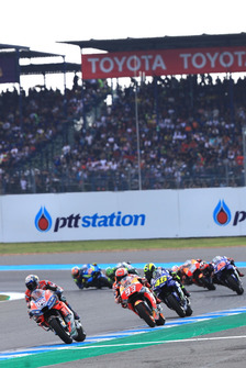 Dovizioso.Marc Marquez, Repsol Honda Team, Valentino Rossi, Yamaha Factory Racing