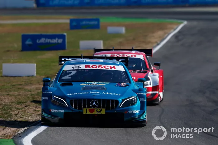 Gary Paffett, Mercedes-AMG Team HWA, Mercedes-AMG C63 DTM, René Rast, Audi Sport Team Rosberg, Audi RS 5 DTM