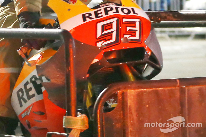 Марк Маркес, Repsol Honda Team, нові аеродинамічні додатки/вінглети після аварії
