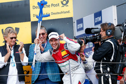 Podium: tweede plaats Mike Rockenfeller, Audi Sport Team Phoenix, Audi RS 5 DTM