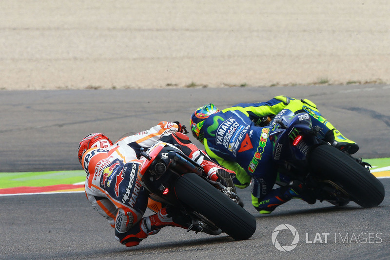 Marc Marquez, Repsol Honda Team, Valentino Rossi, Yamaha Factory Racing