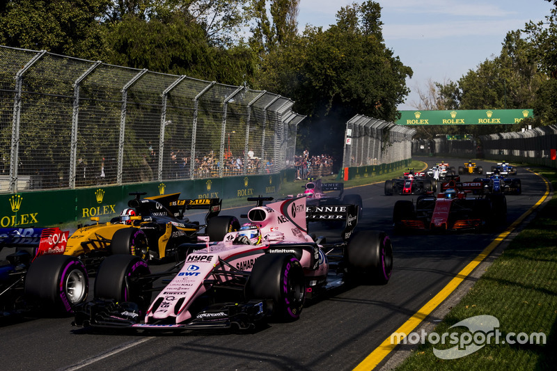 Серхіо Перес, Force India VJM10, Ніко Хюлькенберг, Renault Sport F1 Team RS17, Фернандо Алонсо, McLaren MCL32