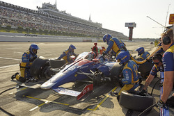 Alexander Rossi, Curb Herta - Andretti Autosport Honda pit stop