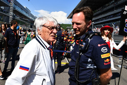 Bernie Ecclestone, Christian Horner, Red Bull Racing Team