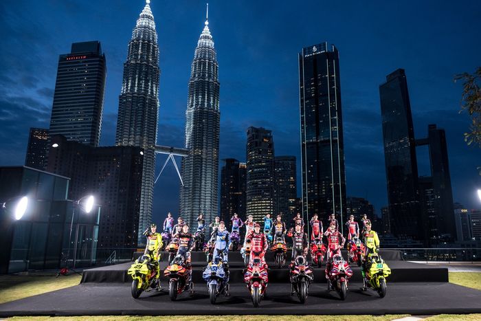 MotoGP riders group photo  