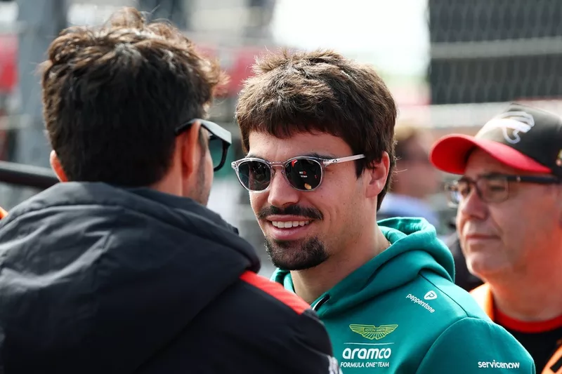Lance Stroll, Aston Martin Racing, Esteban Ocon, Haas F1 Team