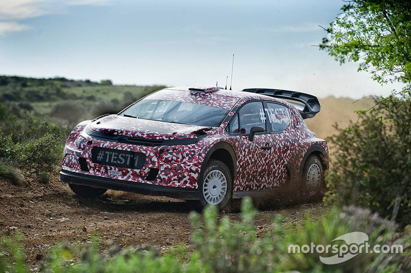 Kris Meeke testa la Citroën C3 WRC 2017