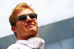 Nico Rosberg, Mercedes AMG F1 on the drivers parade