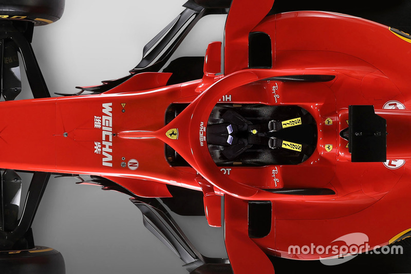 Ferrari SF71H halo detail