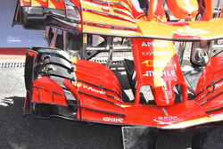 Ferrari SF71H, dettaglio dell'ala anteriore