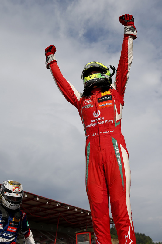 Race winner Mick Schumacher, PREMA Theodore Racing Dallara F317 - Mercedes-Benz