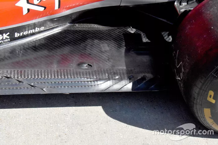 Ferrari SF71H floor