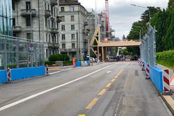 Lavori stradali sulla pista dell'ePrix di Zurigo
