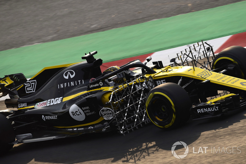 Nico Hulkenberg, Renault Sport F1 Team RS18, aero sensors