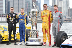 James Hinchcliffe, Schmidt Peterson Motorsports Honda, Marco Andretti, Andretti Autosport Honda, Rya