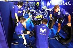 Le stand de Valentino Rossi, Yamaha Factory Racing
