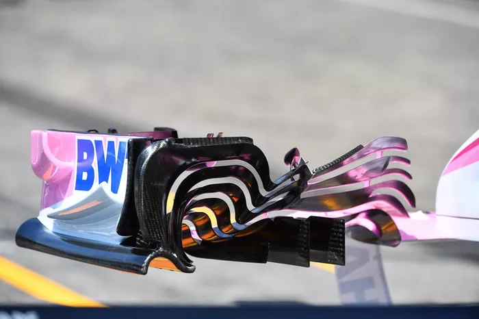 Force India VJM11 front wing detail