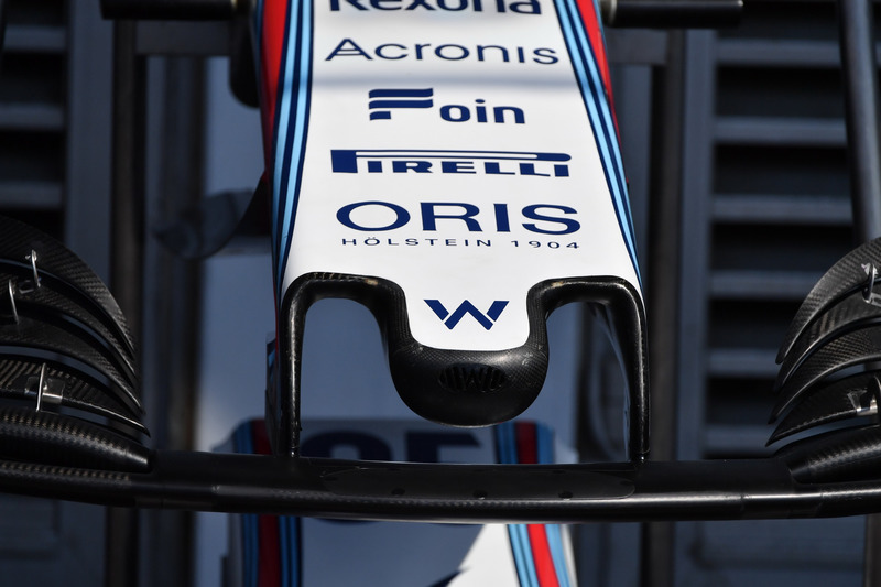 Williams FW41 nose detail