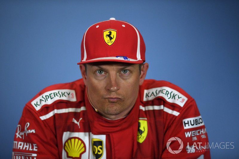 Kimi Raikkonen, Ferrari  in the Press Conference