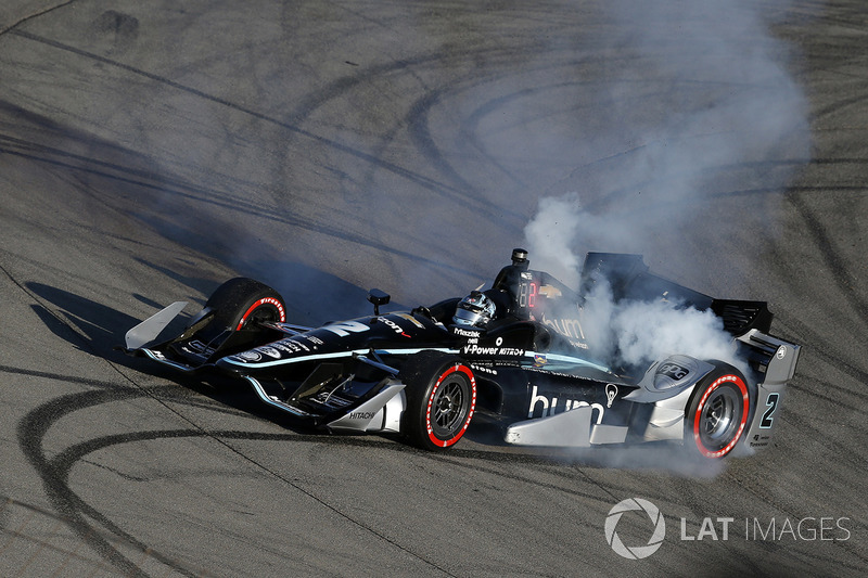 Сонома: святкування чемпіона сезону 2017 Джозефа Ньюгардена, Team Penske Chevrolet