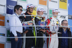 Rookie Podium: Race winner Lando Norris, Carlin Dallara F317 - Volkswagen, second place Jehan Daruvala, Carlin, Dallara F317 - Volkswagen , third place Mick Schumacher, Prema Powerteam, Dallara F317 - Mercedes-Benz