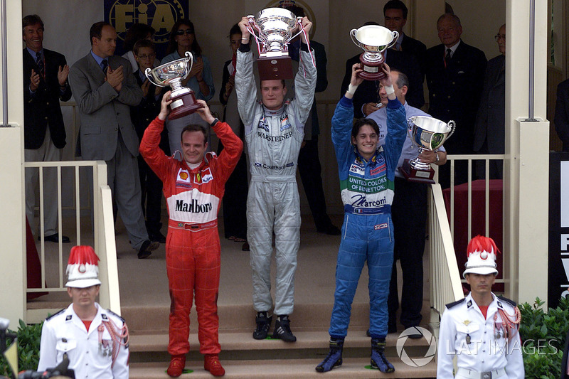 2000 - 1. David Coulthard, 2. Rubens Barrichello, 3. Giancarlo Fisichella