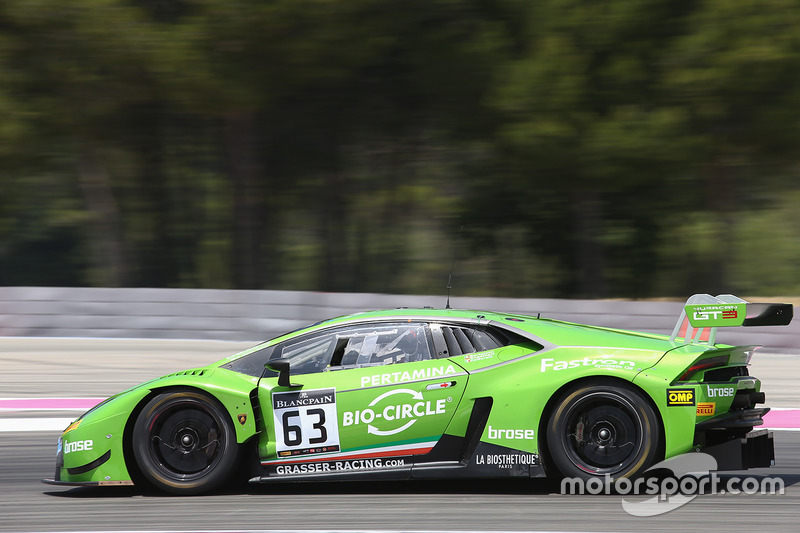 #63 GRT Grasser Racing Team Lamborghini Huracan GT3: Andrea Caldarelli, Christian Engelhart, Mirko Bortolotti