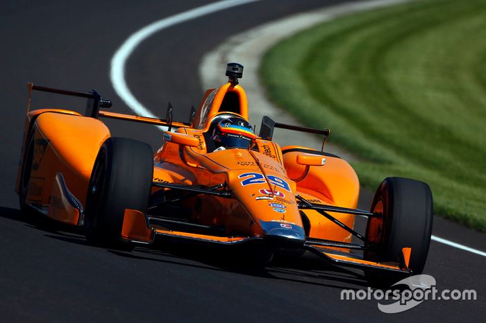 Del avión al circuito de Indianápolis