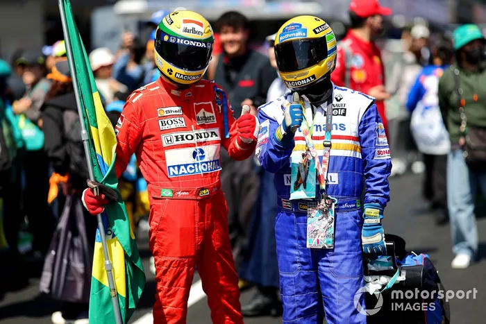 Fans of Ayrton Senna