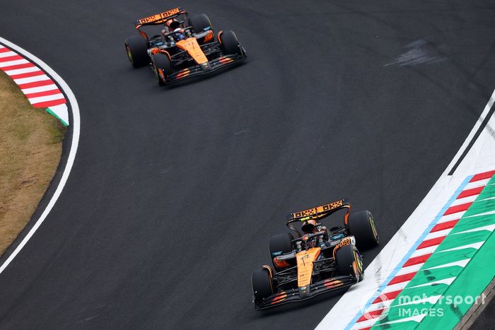Lando Norris, McLaren, Oscar Piastri