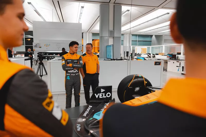 Zak Brown, PDG McLaren Racing, Lando Norris, McLaren