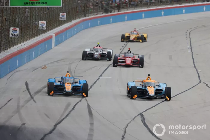 Alexander Rossi, Arrow McLaren Chevrolet, Felix Rosenqvist, Arrow McLaren Chevrolet