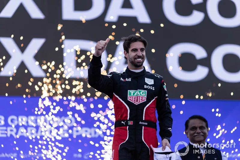 António Félix da Costa, Porsche, 3º lugar, chega ao pódio