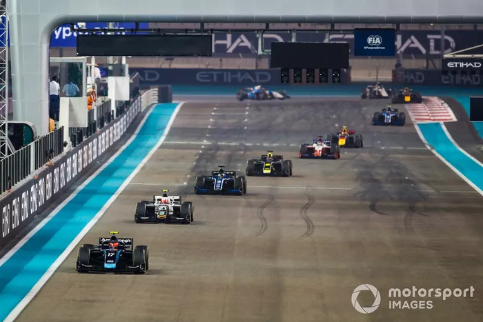 Marcus Armstrong, Dams, Ralph Boschung, Campos Racing, Guanyu Zhou, Uni-Virtuosi Racing