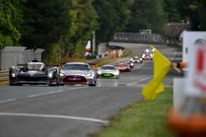#8 Toyota Gazoo Racing Toyota GR010 - Hybrid: Sébastien Buemi, Brendon Hartley, Ryo Hirakawa, #63 Iron Lynx Mercedes-AMG LMGT3: Stephen Grove, Brenton Grove, Luca Stolz