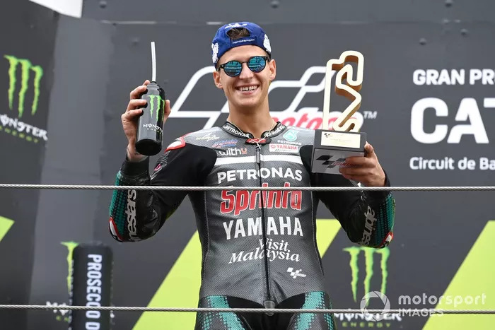 Il vincitore della gara Fabio Quartararo, Petronas Yamaha SRT