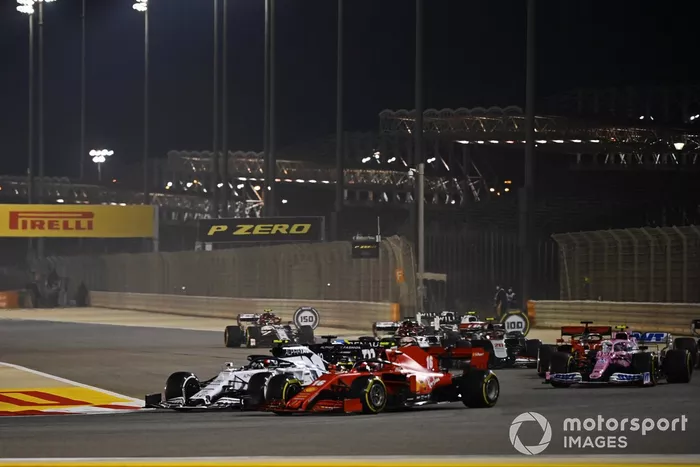 Pierre Gasly, AlphaTauri AT01, Charles Leclerc, Ferrari SF1000