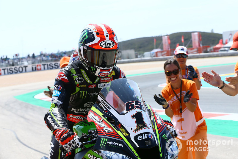 Il vincitore della gara Jonathan Rea, Kawasaki Racing