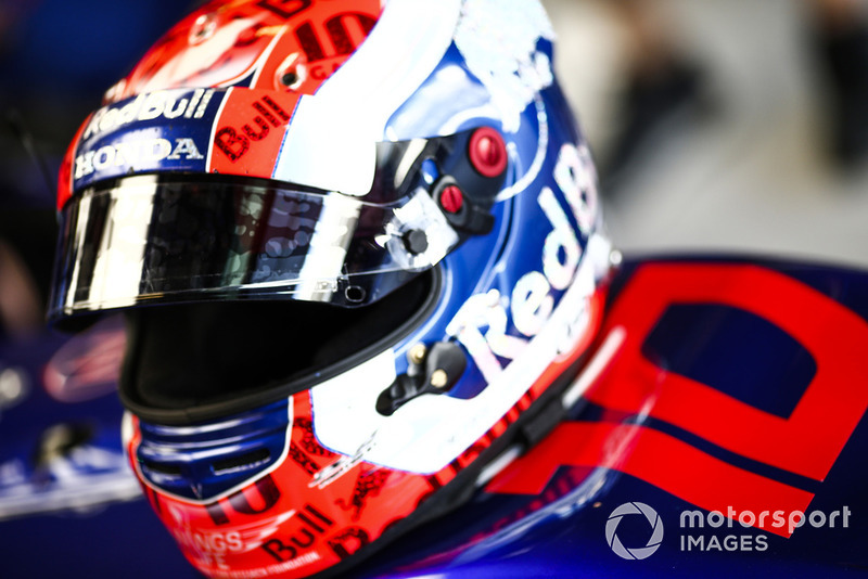 Le casque de Pierre Gasly, Scuderia Toro Rosso