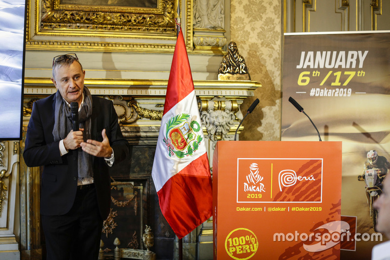 Dakar race director Etienne Lavigne