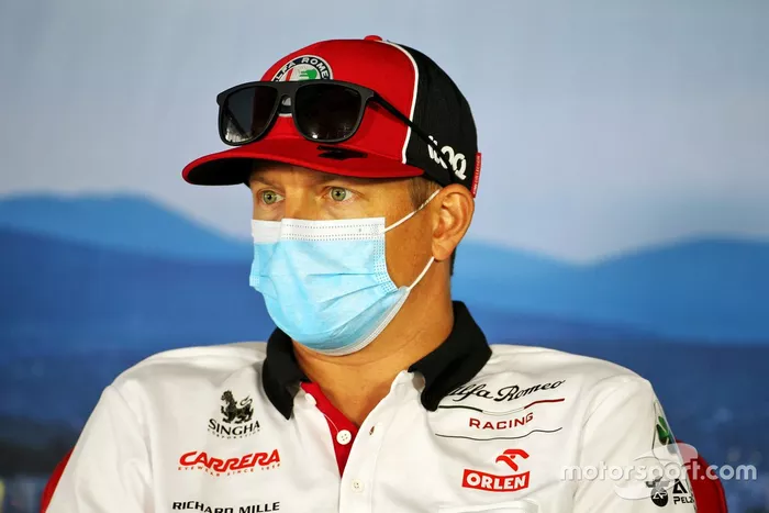 Kimi Raikkonen, Alfa Romeo in conferenza stampa