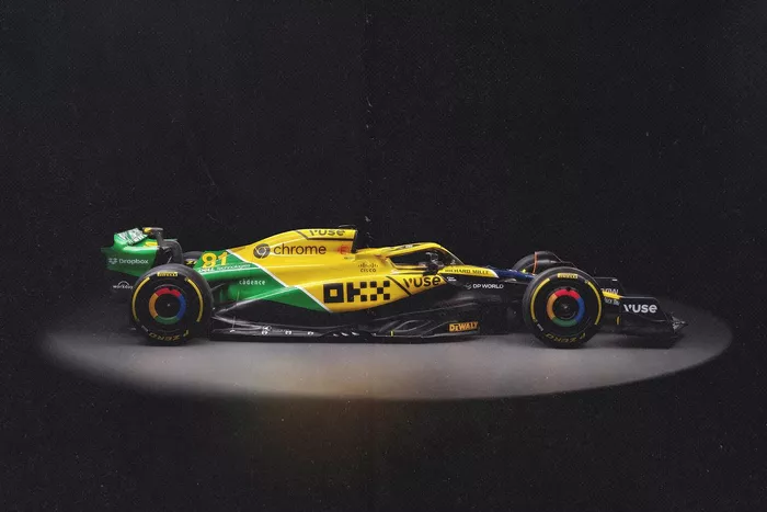 Diseño del McLaren Senna para el GP de Mónaco