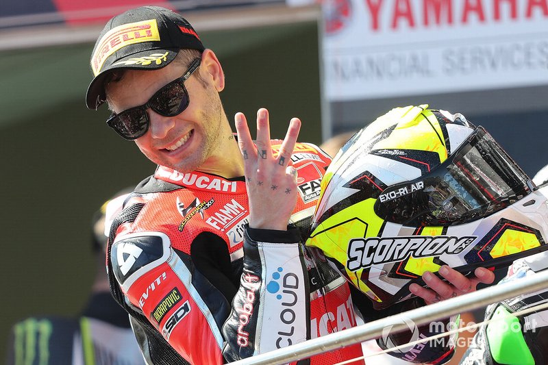 Il vincitore Alvaro Bautista, Aruba.it Racing-Ducati Team