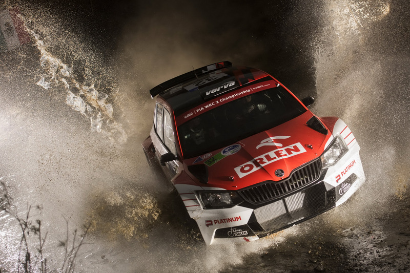 Hubert Ptaszek, Maciek Szczepaniak, Team Orlen, koda Fabia R5