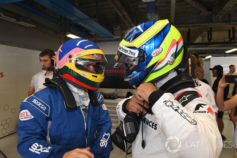 Jacques Villeneuve, F1 Experiences 2-Seater Driver and Zsolt Baumgartner, F1 Experiences 2-Seater dr