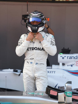 Valtteri Bottas, Mercedes AMG F1 dans le parc fermé